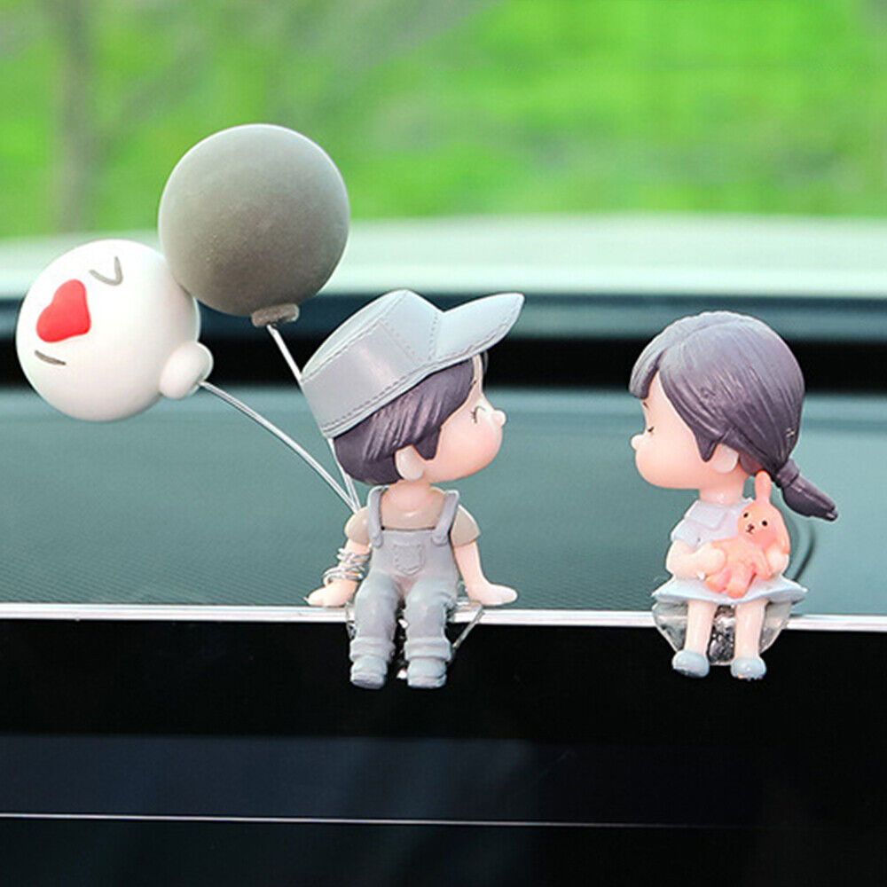 Cute Figure Statue Car Interior Ornaments Dashboard Decor Cartoon ...