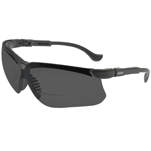 Uvex Genesis Bifocal Safety Glasses Black Frame Gray UltraDura Lens ANSI Z87+ eBay