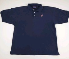 Vintage Cleveland Indians Chief Wahoo Crable Sportswear Polo Shirt MLB Baseball
