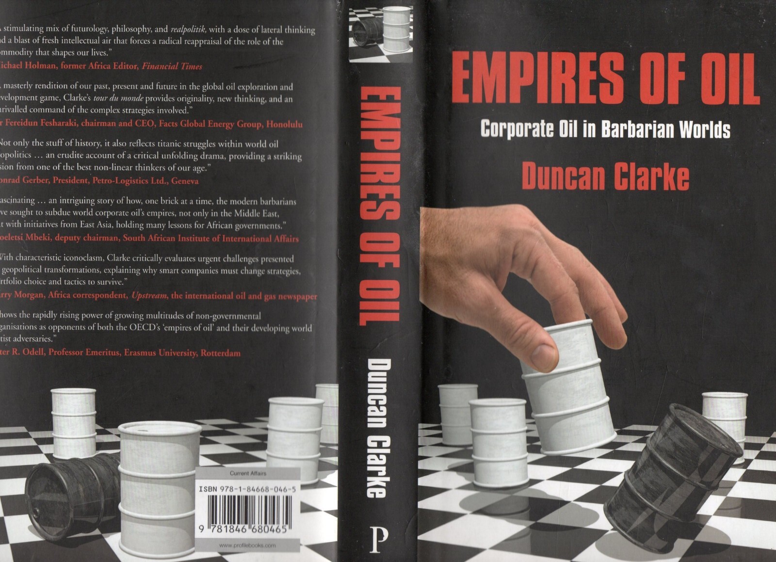 Duncan Clarke SIGNED Empires of Oil Corporate Oil in Barbarian Worlds Russia 1st