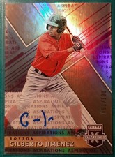 2019 ELITE EXTRA EDITION AUTOGRAPH PURPLE GILBERTO JIMENEZ #163 53/100 RED SOX
