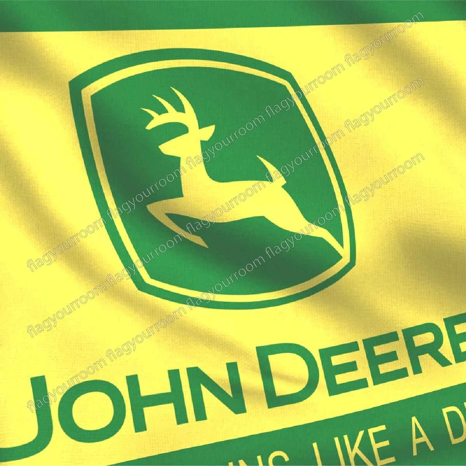 John Deere 3 x 5 Banner Flag 3X5 Banner Tractor Quality Farm Fast FREE Shipping - Image 4 of 4