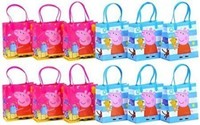 12 Peppa Pig Party Loot Bags, Reusable Assorted Goodie Giveaway Small Kids on sale 12 Peppa Pig Party Loot Bags, Reusable Assorted Goodie Giveaway Small Kids on sale