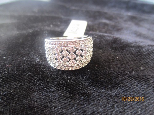 1.19 CTW BELLA LUCE (R) RING SET IN RHODIUM PL 925 STERLING SILVER ~ SIZE 7 NWT - 第 6/8 張圖片