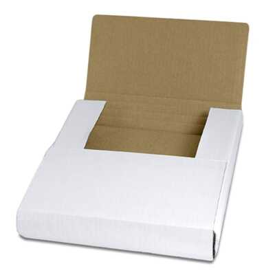 Pack of 50 Easy-Fold Mailers Multi-Depth Corrugated Box Mailers 8.5x8-1/16x2 in
