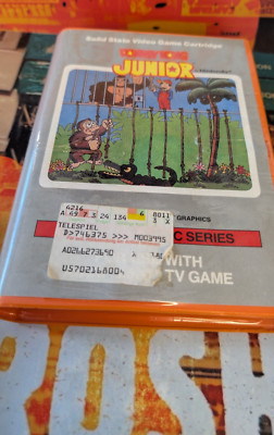 Donkey Kong Junior (1983) ATARI 2600 VCS (Modul, Manual, Box) works 8-bit good