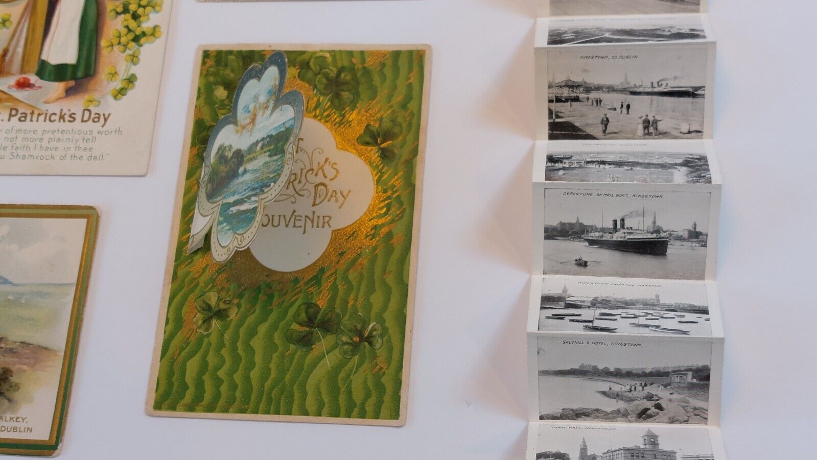 Lot of 9 Antique St. Patrick's Day/Irish Theme Postcards Including 2 John Winsch