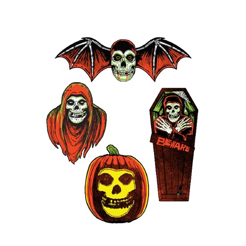 Boland Dia De Los Muertos Teller – 6 Stück, 23 Cm, Schwarz, Für Halloween, Mottopartys & Feste