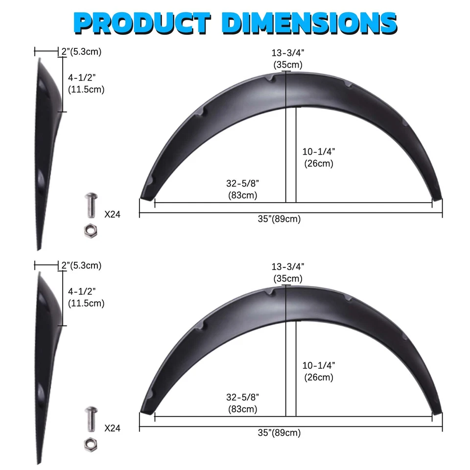 Комплект расширителей крыльев 4,5 дюйма для Mazda Miata MX5 MX3 4X колесные арки очень широкий кузов - Изображение 2 из 4