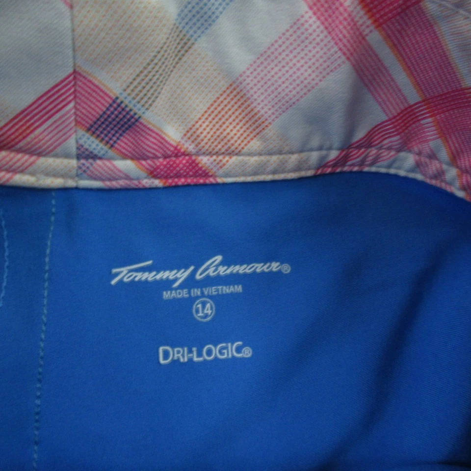 Pantalones Cortos Tommy Armour Para Hombre 14 Bolsillos Chinos Exterior Ligeros Azul Foto 3 de 4