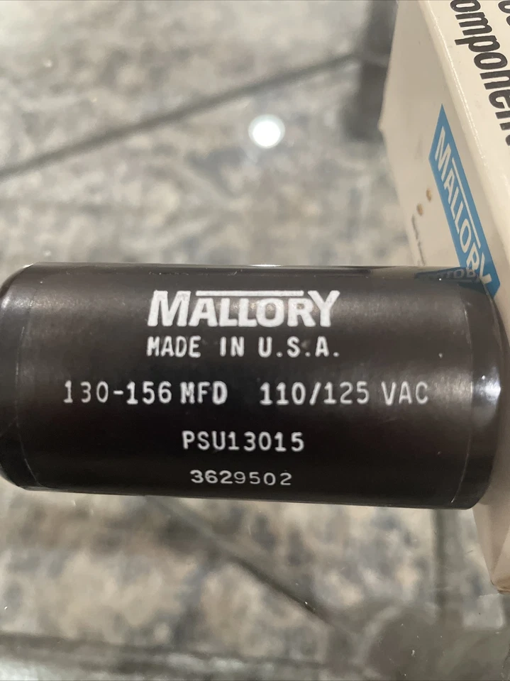 NEW NO BOX MALLORY CAPACITOR PSU13015 - Image 2 of 2