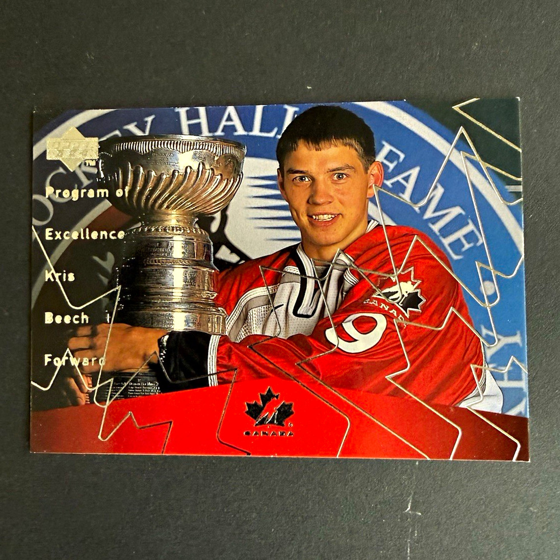 Upper Deck 1998 Program of Excellence Insert #400 Kris Beech Team Canada NHL