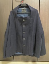Y's Yohji Yamamoto Asymmetrical Coat, Navy, Size 2