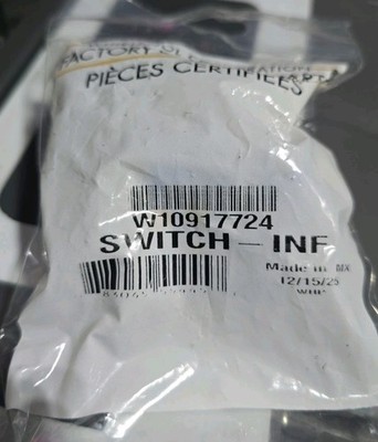 Whirlpool W10917724 Range Surface Element Control Switch Genuine OEM part