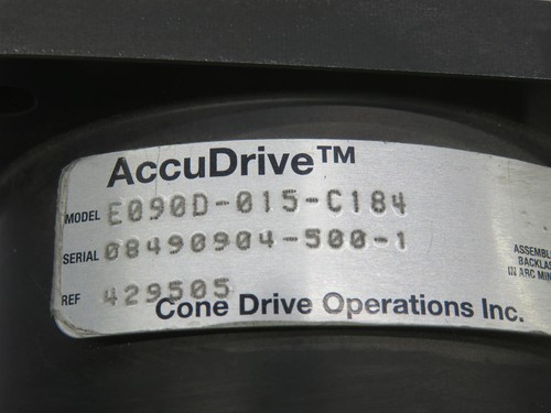 CONE DRIVE E090D-015-C184 ACCUDRIVE GETRIEBEKOPF T219077 - Bild 4 von 4