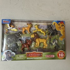 SUPER RARE 2016 DISNEY JR. LION KING Lion Guard Deluxe 10 Figure Set MINT COND