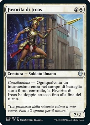 MTG Magic THB Theros Beyond Death - 1x ITA NM 015 U Iroas Favorit