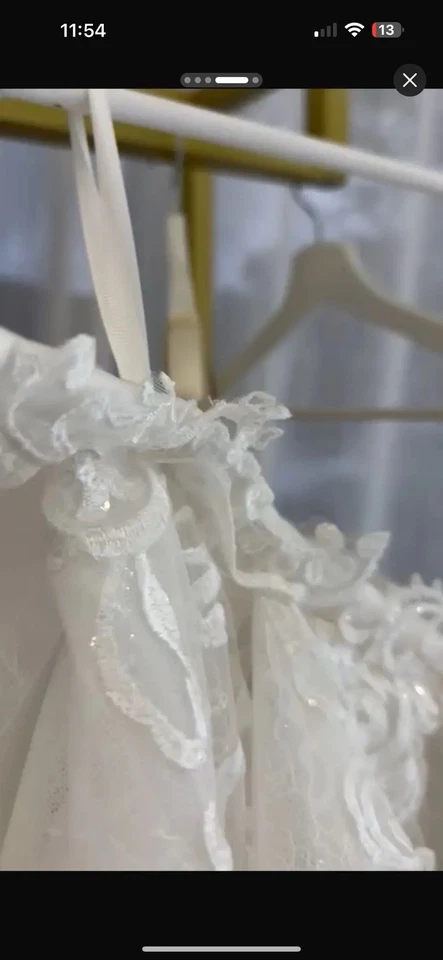 Vestido de novia desmontable sobrefalda desmontable sobre falda tren desmontable Foto 4 de 4