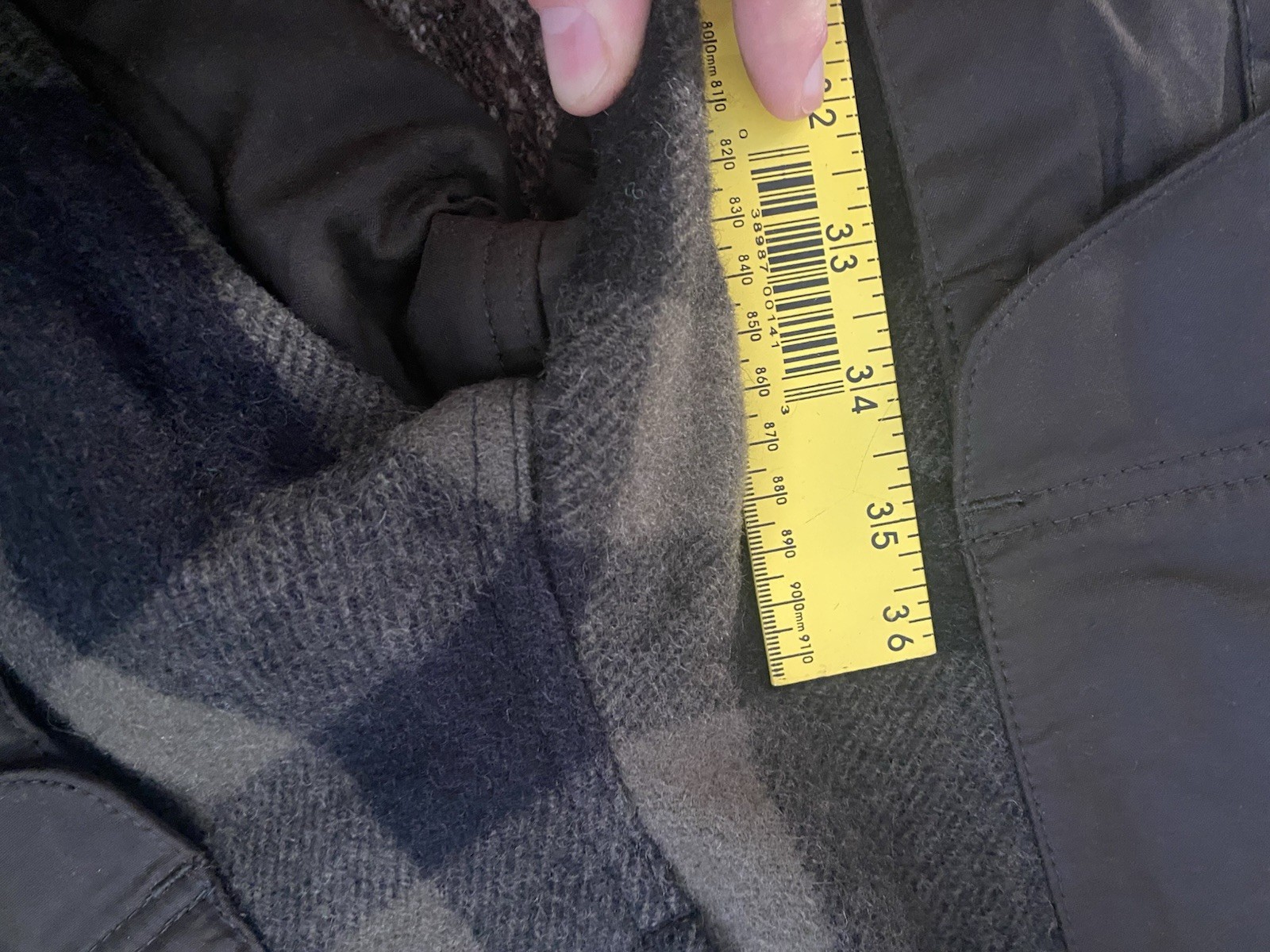 Filson 100% Wool Mackinaw Hunting Pants NWT 34 x 34 Otter Green Black Plaid $445