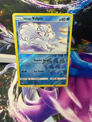 ALOLAN VULPIX 27/147 BURNING SHADOWS Reverse Holo Common Pokemon