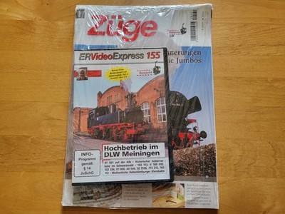 ER Video Express - Folge 155 - Hochbetrieb DLW Meiningen (NEU/OVP) -DVD + Heft -