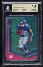 2018 Donruss Elite Rookies Pink Saquon Barkley #156 BGS 9.5 GEM MINT uk2