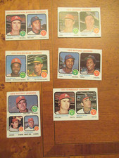 MLB Vtg. Topps Trading Cards 1972 Victory, Stolen Base, Batting,  & ERA Leaders 