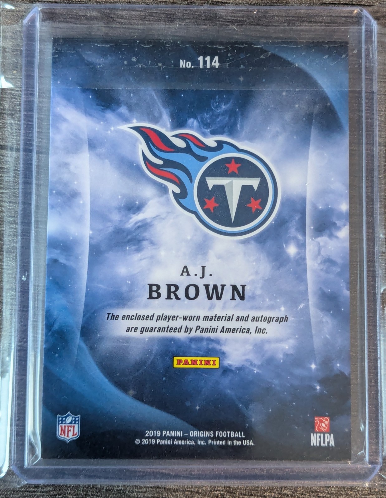 2019 Panini Origins AJ Brown Auto RPA #114 Rookie RC Titans Eagles SP 🔥🔥🔥 view 2