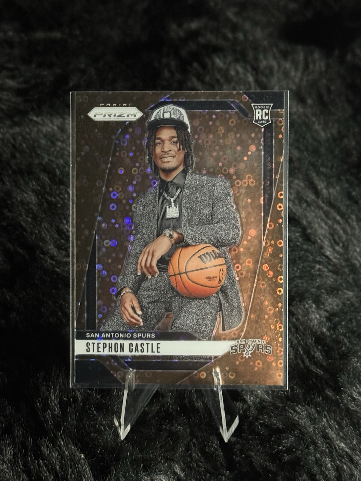 2024-25 Prizm Stephon Castle #234 RC Rookie Variation Fast Break Bronze /20 Mint