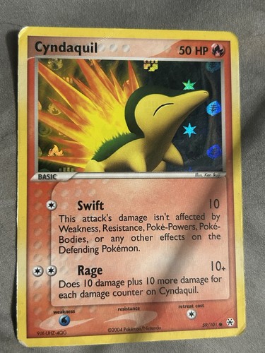 Cyndaquil 59/101 EX Hidden Legends Reverse Holo