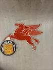 Vintage PORCELAIN Mobil Pegasus SOCONY gas Sign Standard Oil