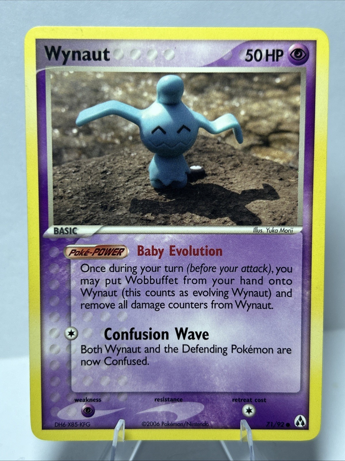 Wynaut 71/92 Common EX Legend Maker Pokemon