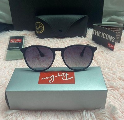 Neue Ray-Ban Sonnenbrille RB4171 ERIKA schwarz aus Japan