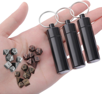 21 StüCk WüRfel Set Dnd WüRfel Mini Dice Winzige Metall WüRfelspiele Tischspiele