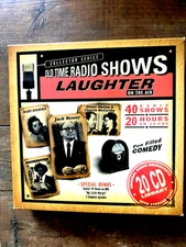 Collectors Series Old Time Radio Shows Laughter on the Air (CD, 2005, 20 Disc)