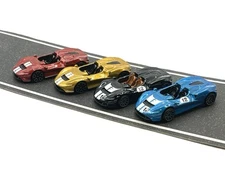 Loose Hot Wheels McLaren Elva Lot of 4 (Target Red, Gold, Black, Blue)