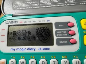 READ INFO- Blister- Casio Club my magic Diary Cool JD-5000 Game & watch loopy