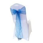 10 Pcs Chair Ribbon Bowknot Polyester Chair Cover Bow Sash Decoration