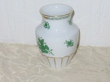 Vaso Herend Ungheria Apponyi Verde! H: 13,9cm
