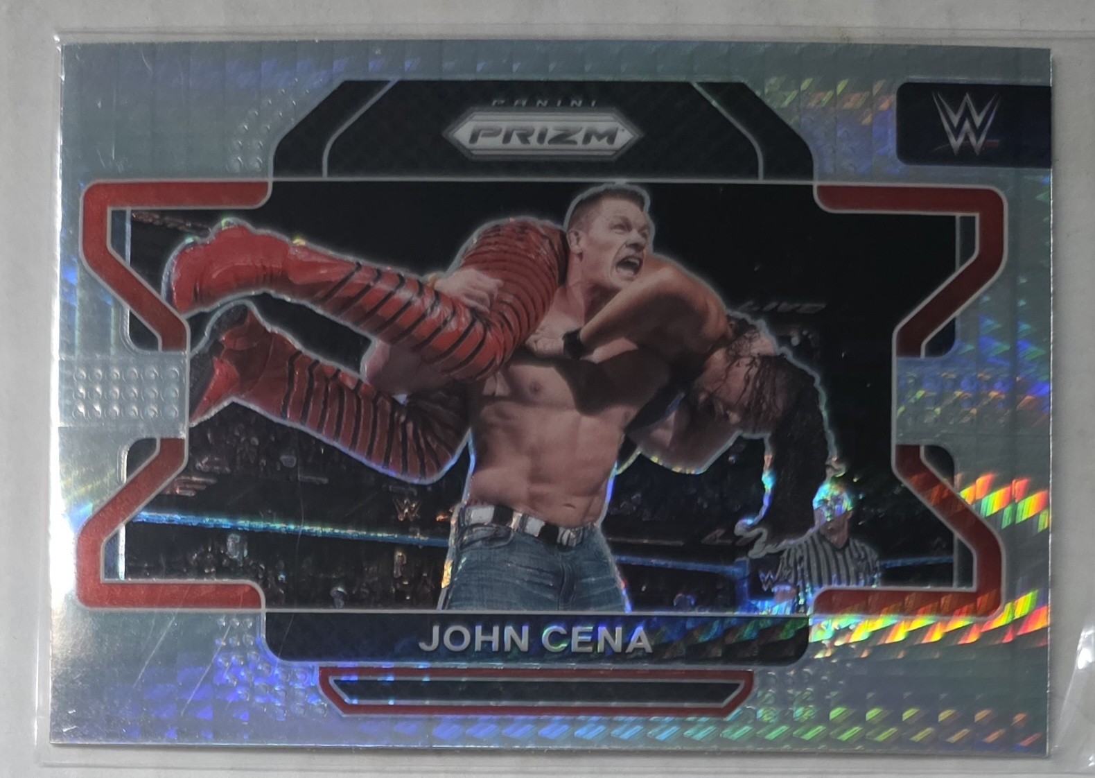 2022 Panini Prizm WWE John Cena Hyper Prizm #45