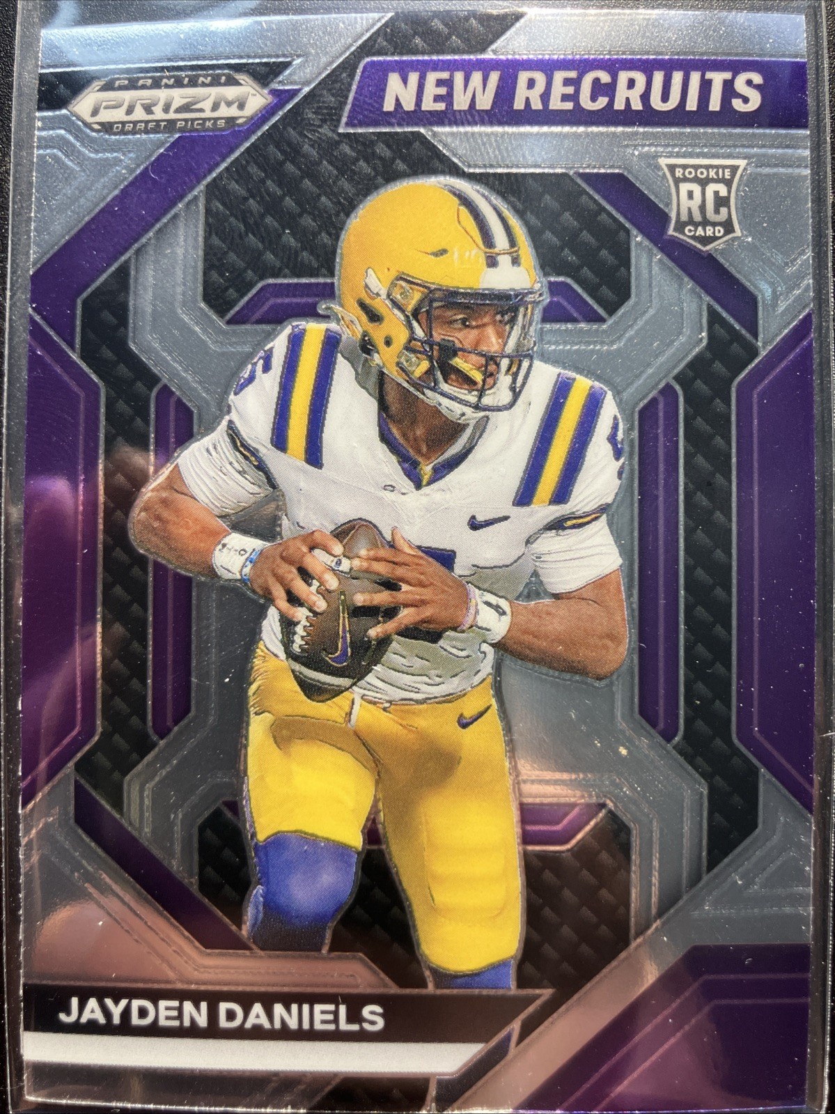 2024 Panini Prizm Draft Picks - New Recruits Jayden Daniels #NR-JDS (RC)