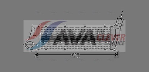 Fits AVA RTA4316 INTERCOOLER RENAULT GRAND SCENIC (2003) 1.5 DCI  ⭐UK Stock⭐