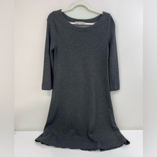 Loft Gray A-Line Dress Size Medium