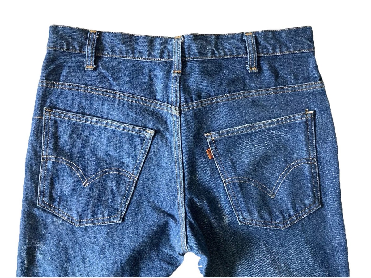 684 Levi’s Vintage Levis 684 Bell Bottom Jeans Late 60s -70s Orange Tab