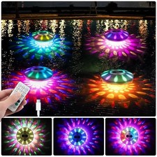 Floating Pool Lights , Pool Light with 6 Dynamic Lighting Effects, 4 Pack