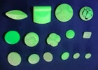 Vintage buttons uranium milk glass mixed lot x15 DUG picture green Deco Czech