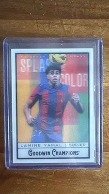 Lamine Yamal 2025 UD Goodwin Champions Splash of Color #13597 RG FC Barcelona