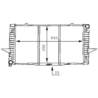 KüHler MotorküHlung Mahle CR 165 000S FüR Volvo 850 S70 V70 I