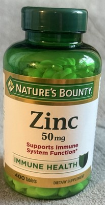 Nature s Bounty Zinc 50 mg Caplets - 400 Count