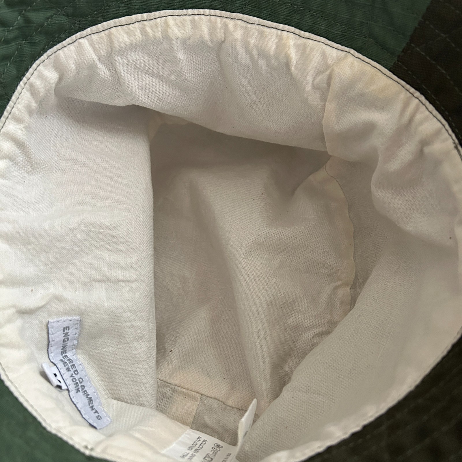 Engineered Garments | Patchwork Bucket Hat - Oliv… - image 6